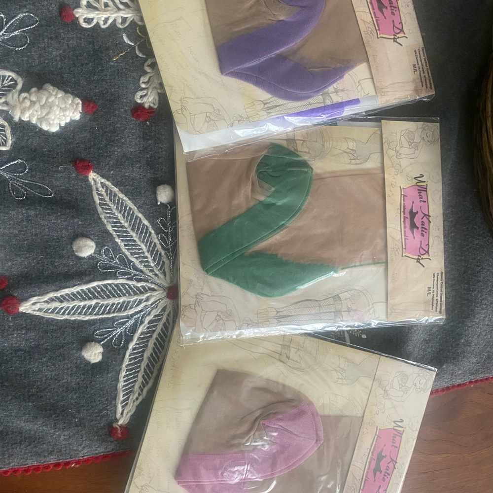 What Katie Did Vintage style stockings! Never been worn. Usually 35$ a pair